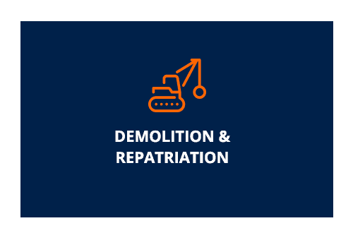 Demolition and repatriation